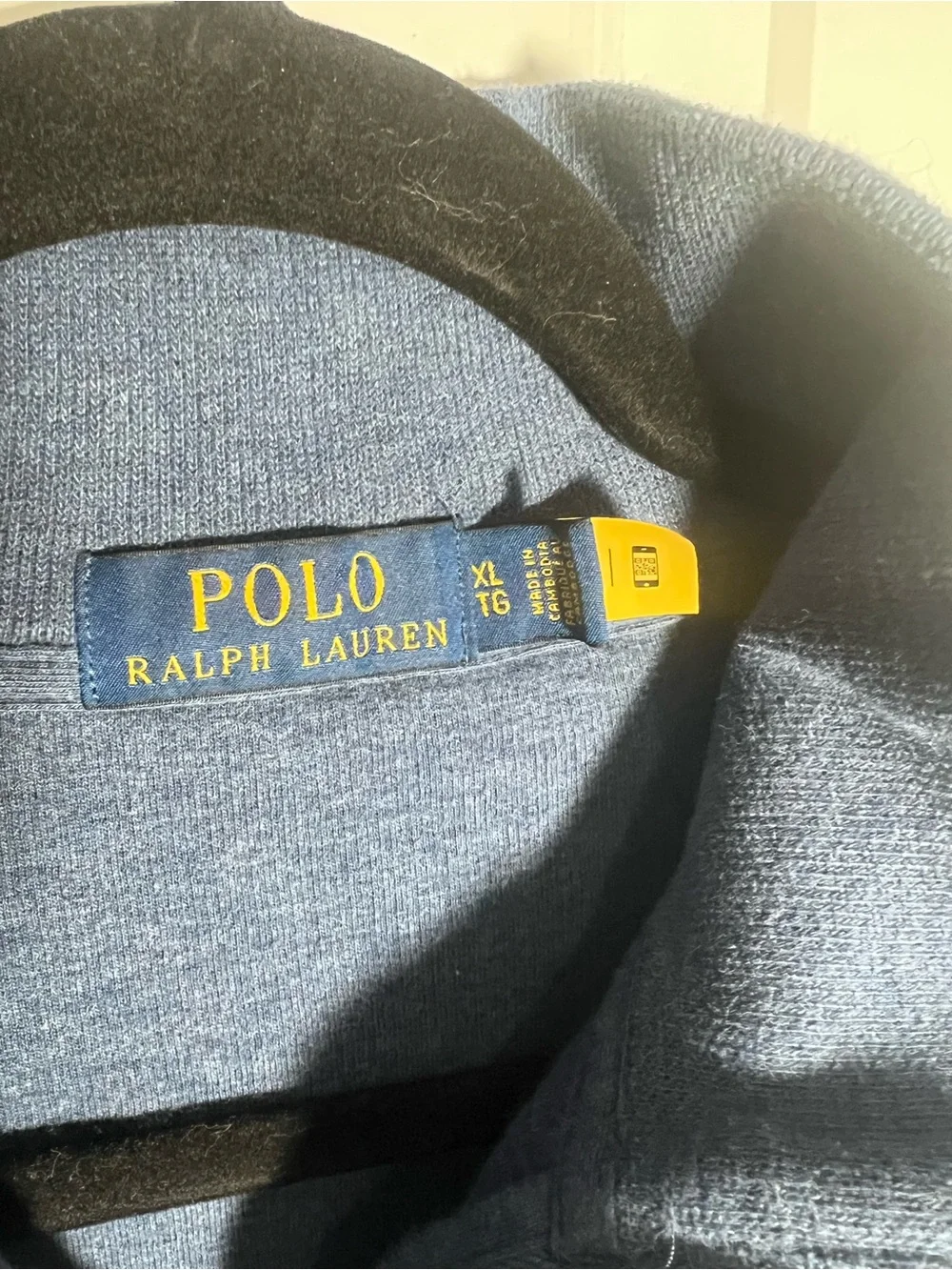Polo by Ralph Lauren Blue Half-Zip Pullover with Pony Logo